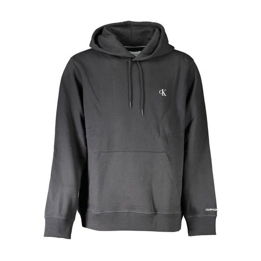 Sudadera unisex de algodón negra