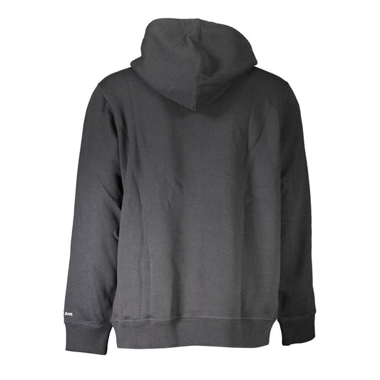 Sudadera unisex de algodón negra