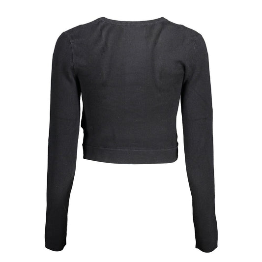 Black Lyocell Women Sweater