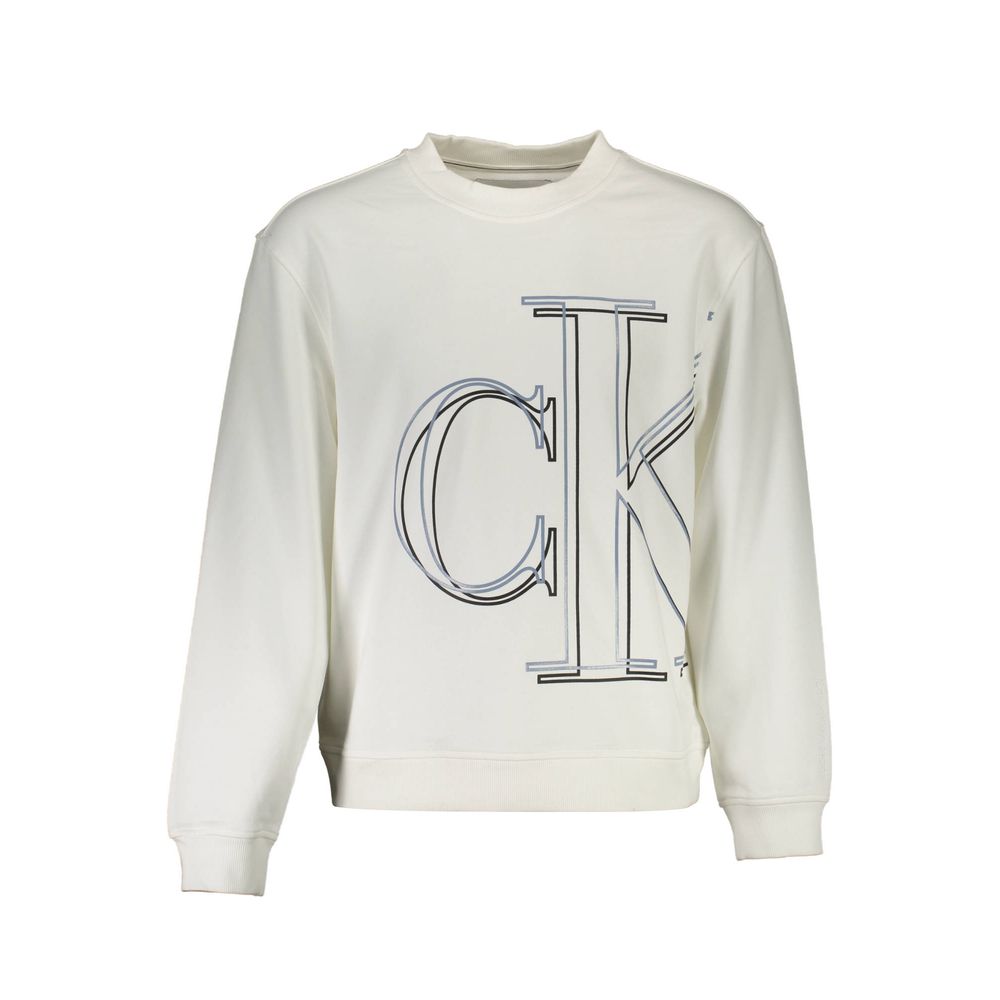 Pull homme en coton blanc