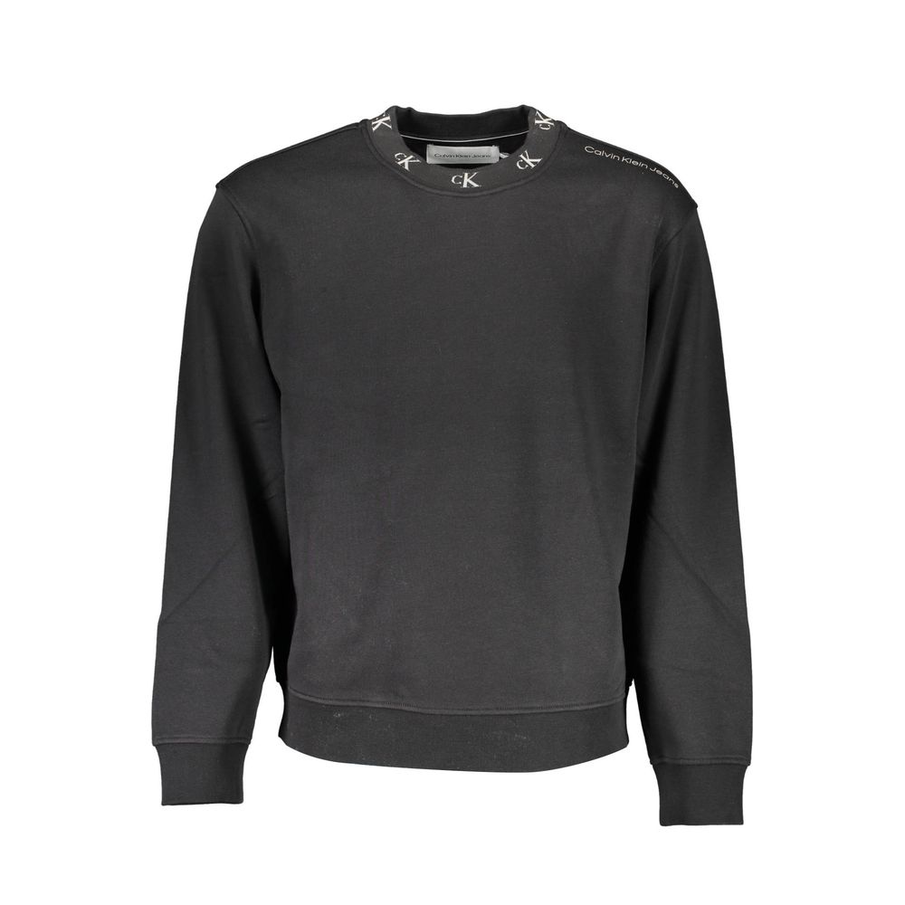 Pull homme en coton noir
