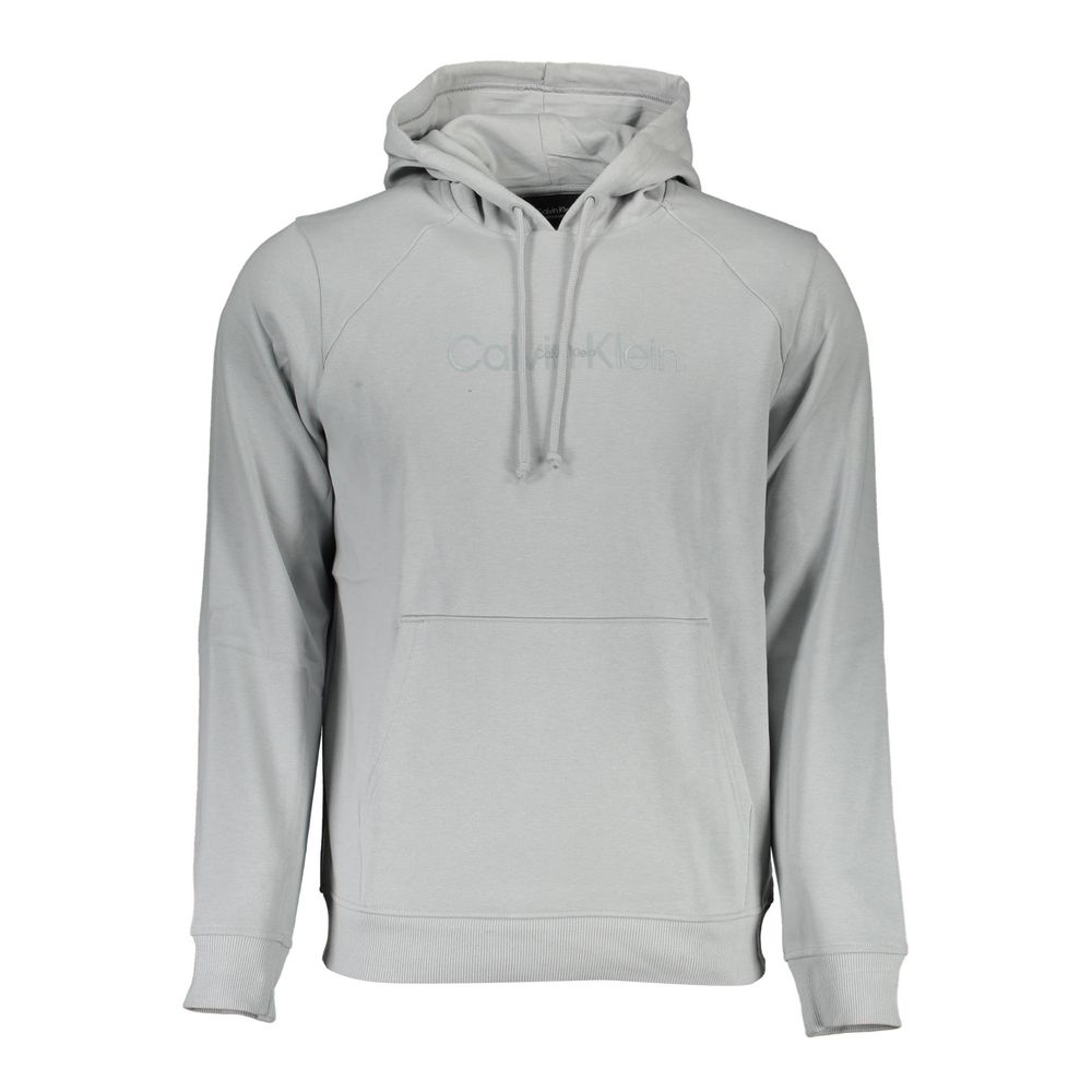 Pull homme en coton gris