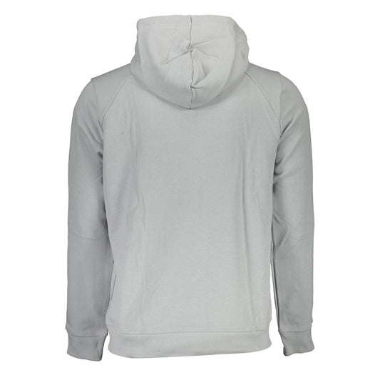 Pull homme en coton gris