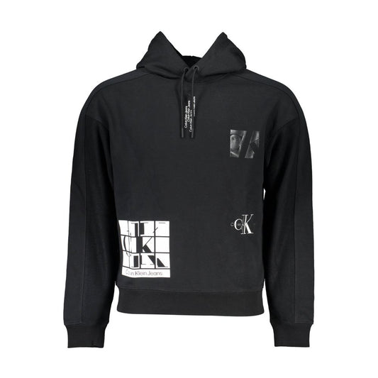 Pull homme en coton noir