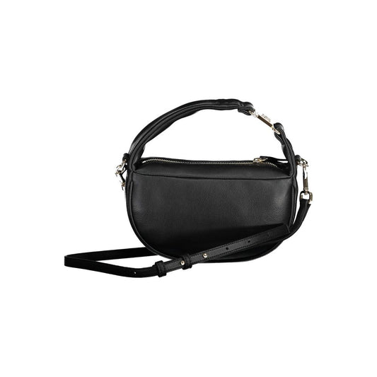 Sac à main en polyester noir