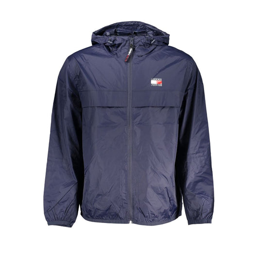 Chaqueta de poliamida azul para hombre