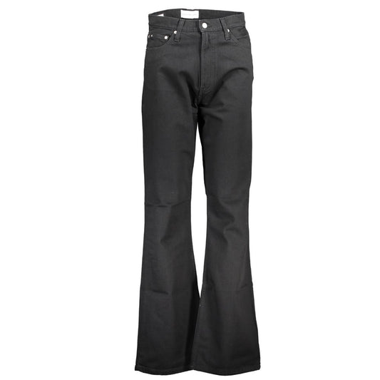 Jean bootcut bio noir élégant