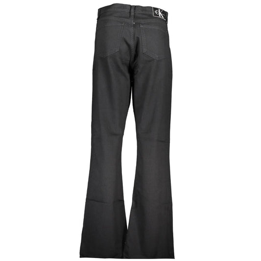 Jean bootcut bio noir élégant
