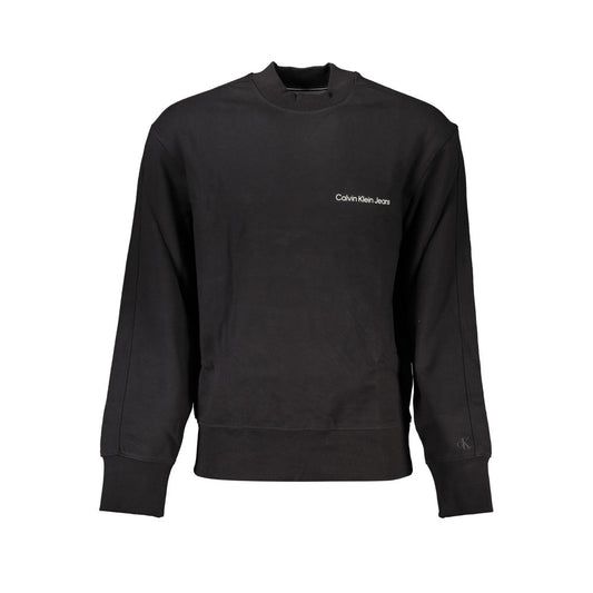 Sudadera elegante de algodón con cuello redondo