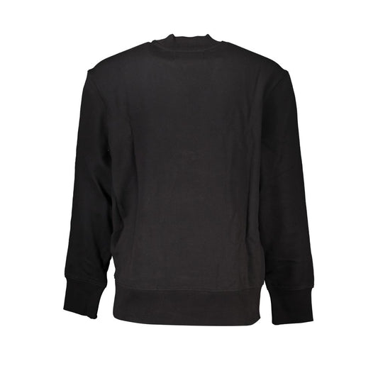 Sudadera elegante de algodón con cuello redondo