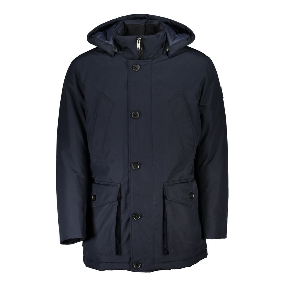 Veste homme en polyamide bleu