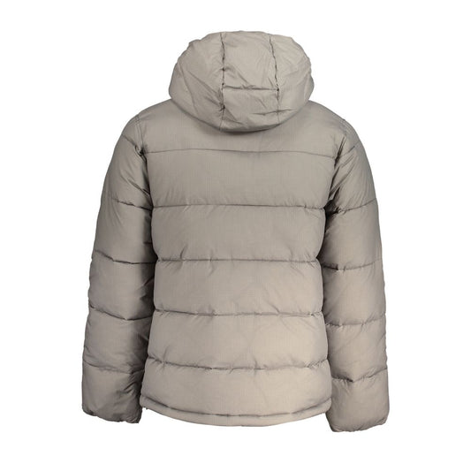 Chaqueta de nailon gris