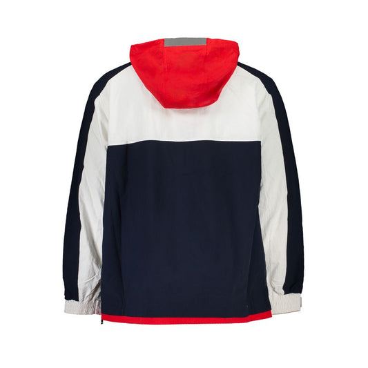 Chaqueta de poliamida azul