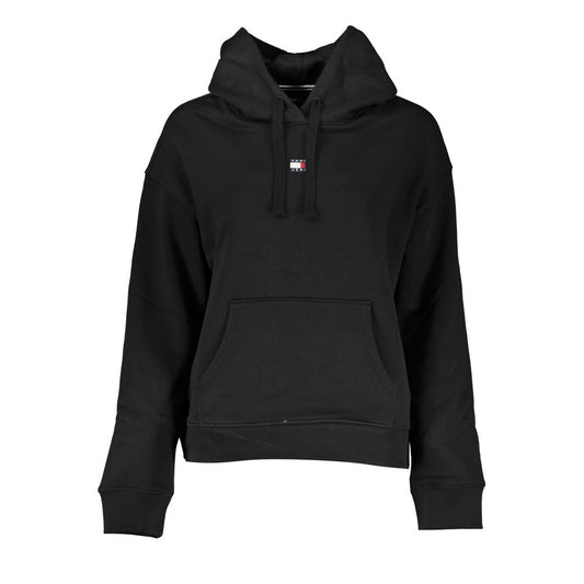 Pull femme en coton noir