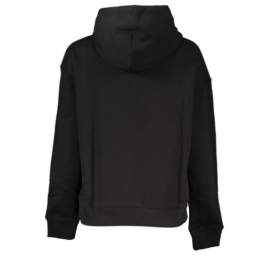 Pull femme en coton noir