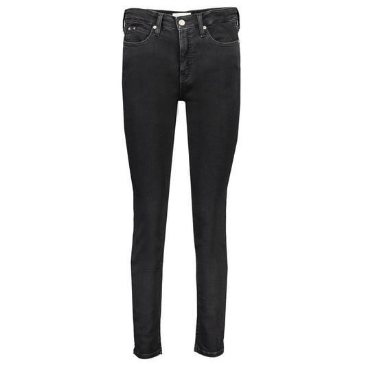 Vaqueros y pantalones de algodón negro