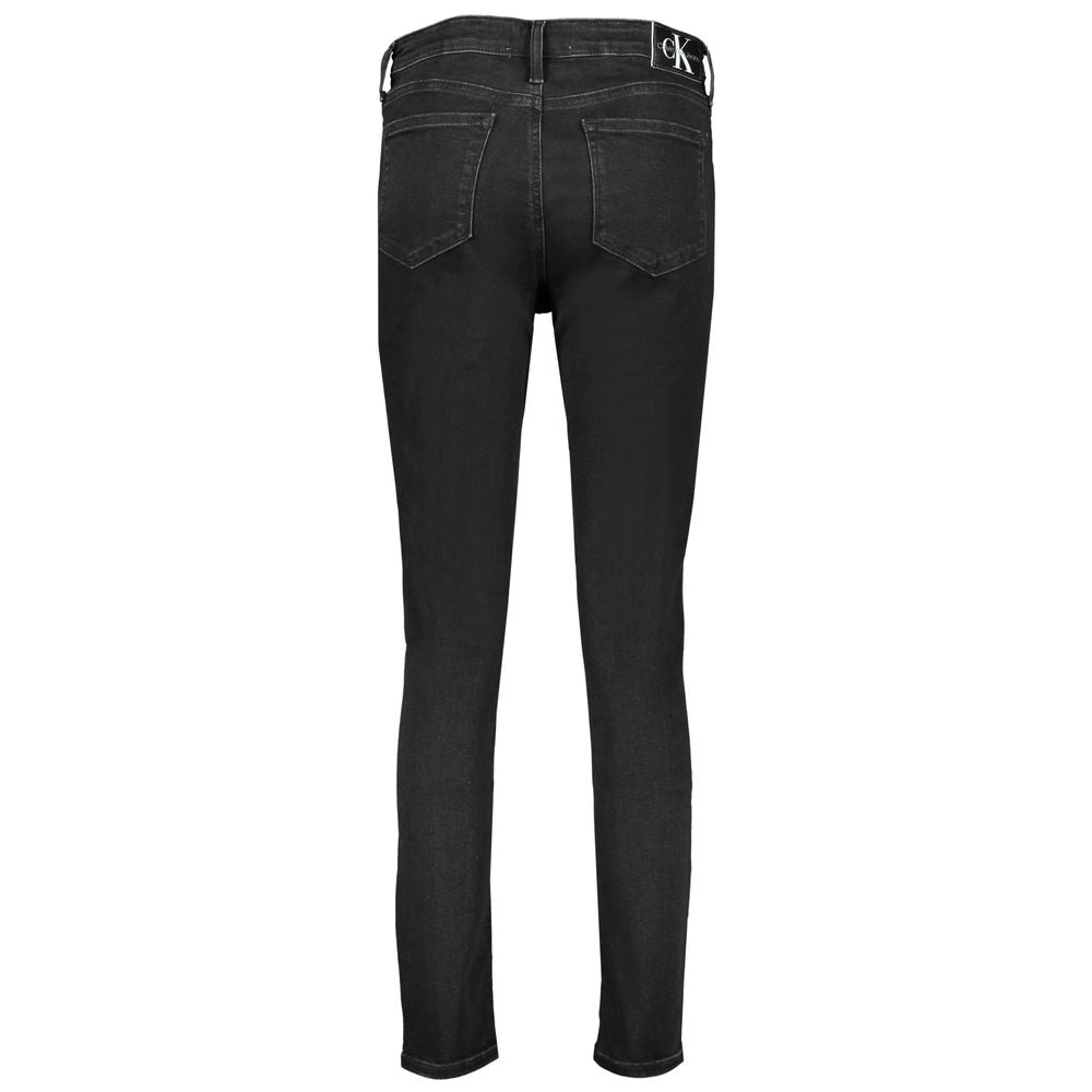 Vaqueros y pantalones de algodón negro