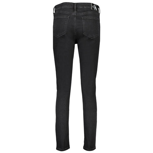 Vaqueros y pantalones de algodón negro