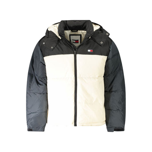 Chaqueta de poliéster negra para hombre
