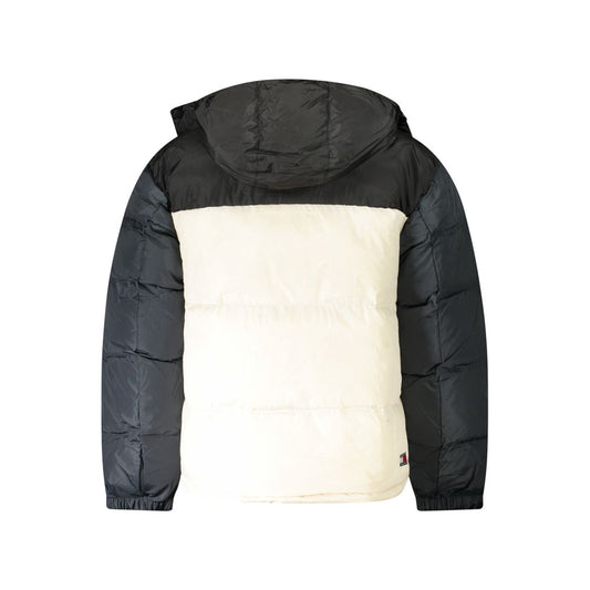 Chaqueta de poliéster negra para hombre