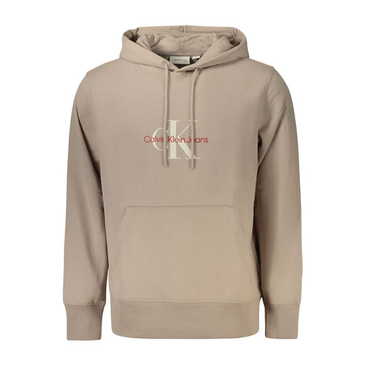 Suéter de algodón beige para hombre