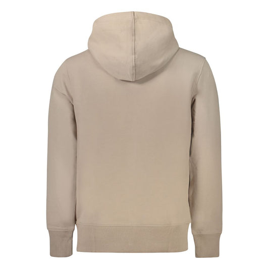 Suéter de algodón beige para hombre