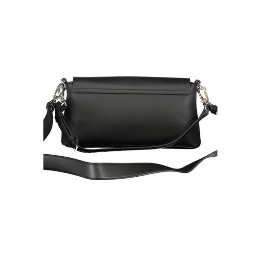 Sac à main en polyester noir