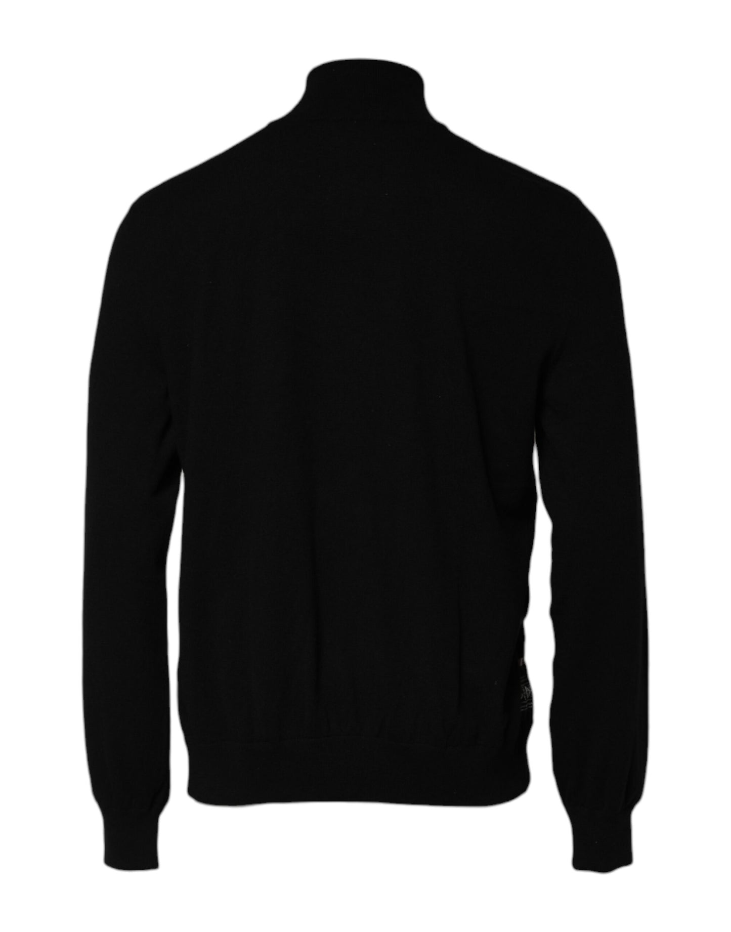 Pull zippé imprimé bandana noir et blanc