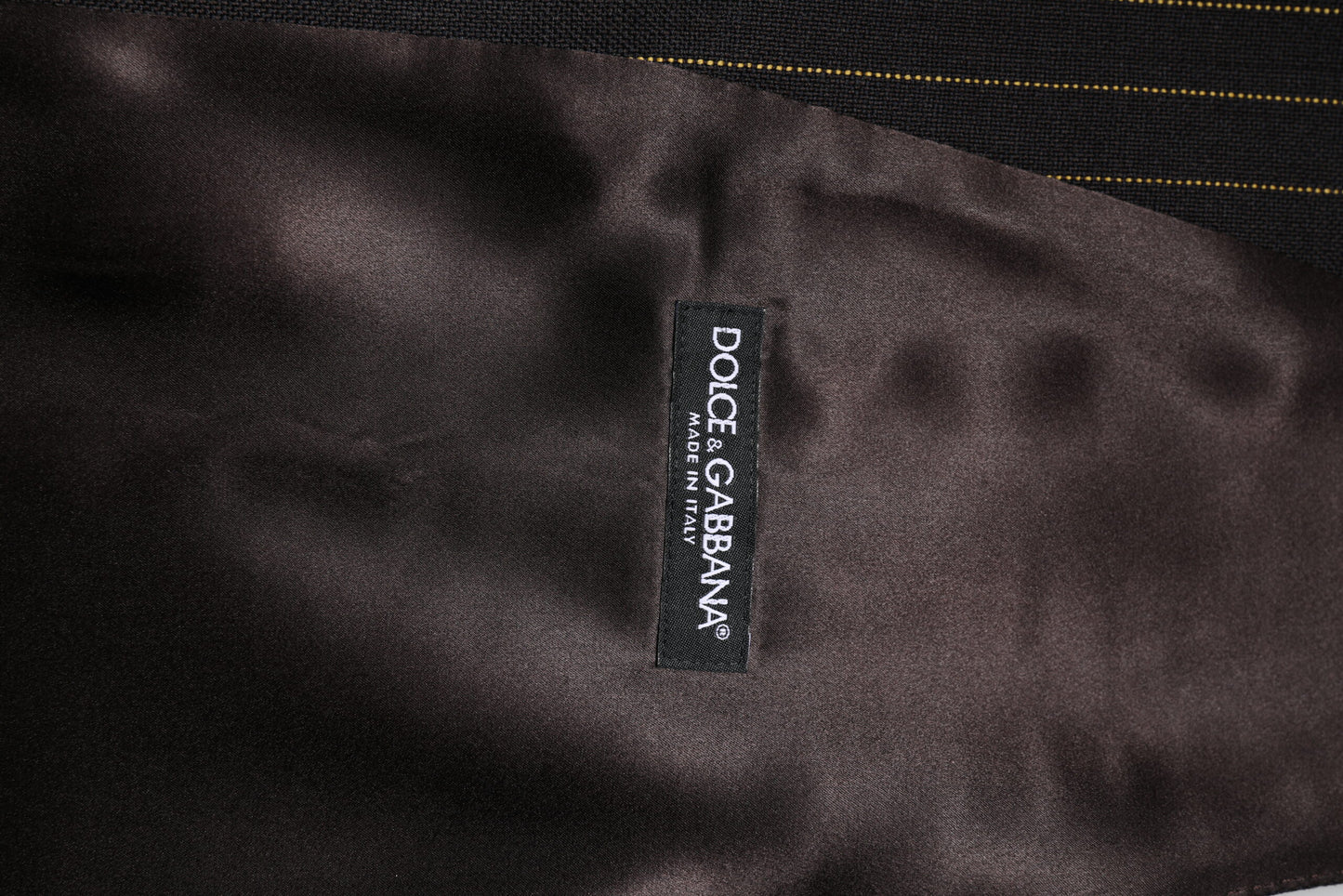 Gilet en laine à rayures noires pour homme