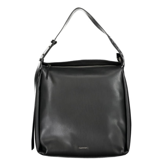 Sac à main en polyester noir