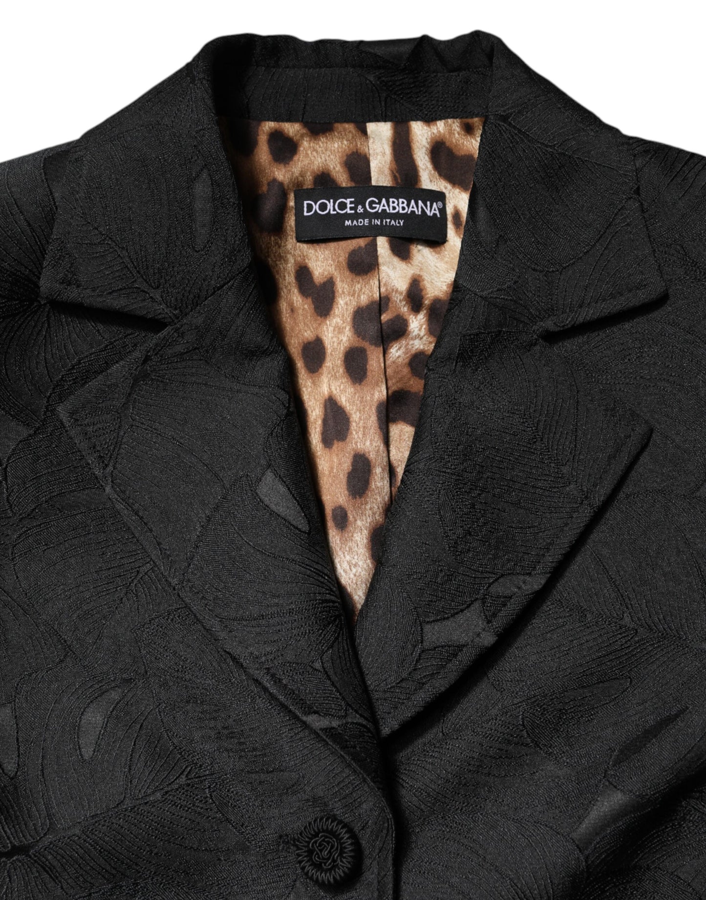 Chaqueta gabardina negra de un solo pecho