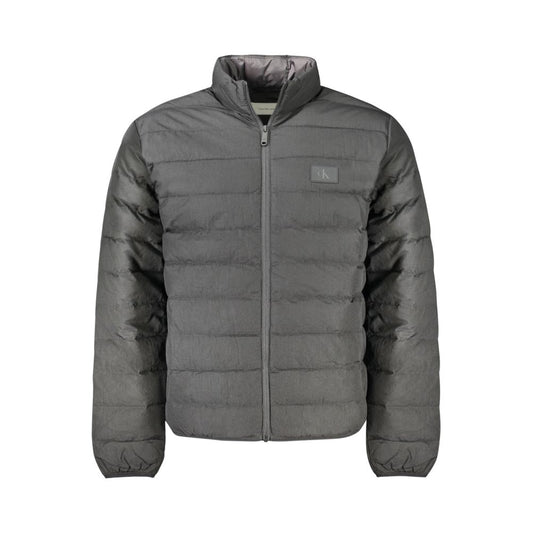 Chaqueta de poliamida negra para hombre