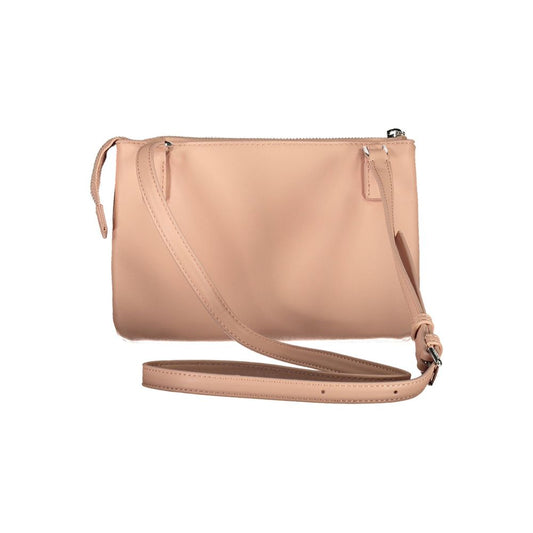 Sac à main femme en polyester rose