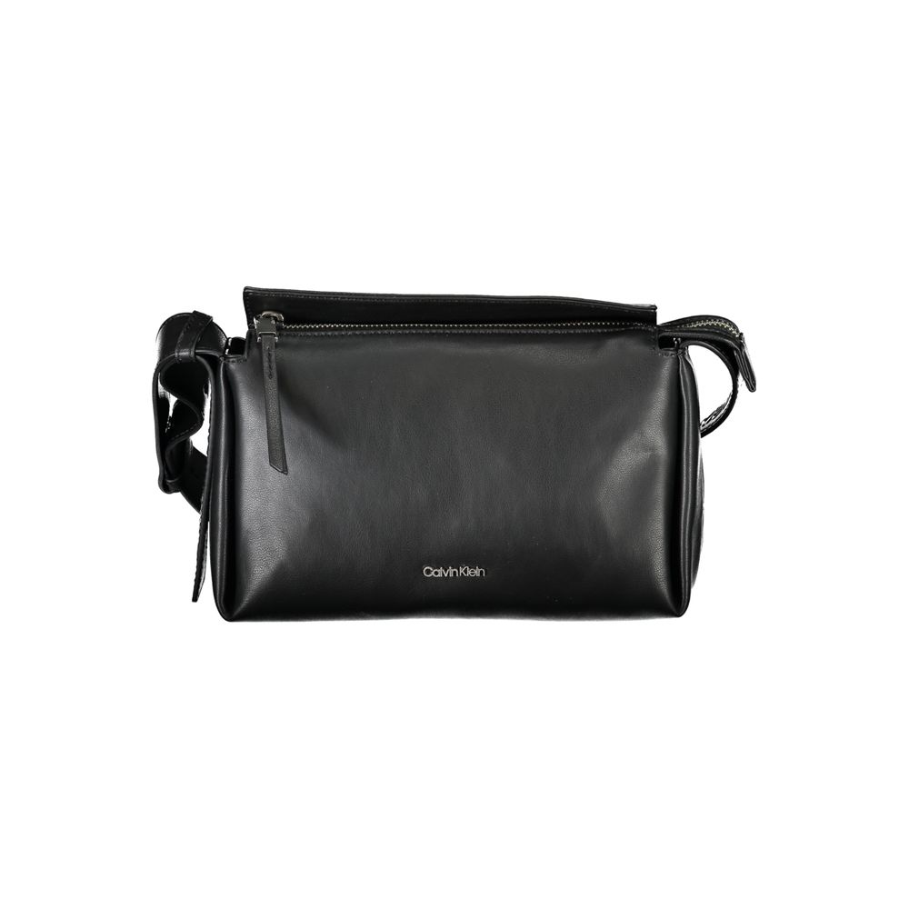 Sac à main en polyester noir