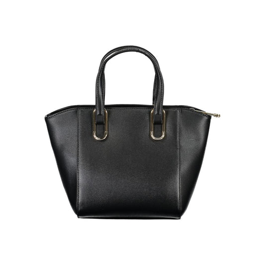 Sac à main en polyéthylène noir