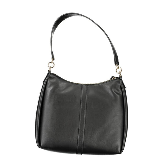 Sac à main en polyester noir