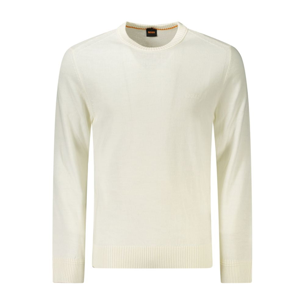 Pull homme en laine blanche