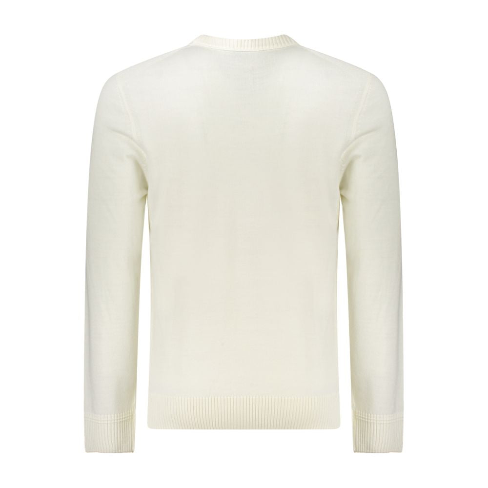 Pull homme en laine blanche