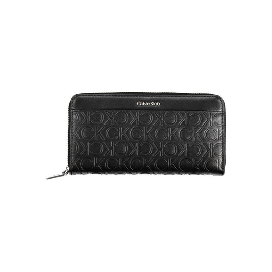 Portefeuille femme en polyéthylène noir
