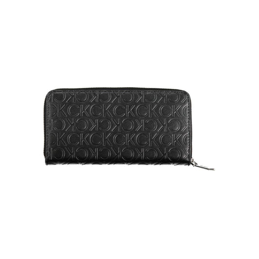 Portefeuille femme en polyéthylène noir