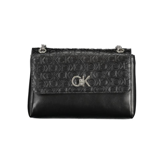 Sac à main en polyester noir