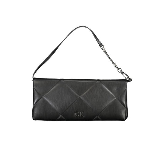 Sac à main en polyester noir