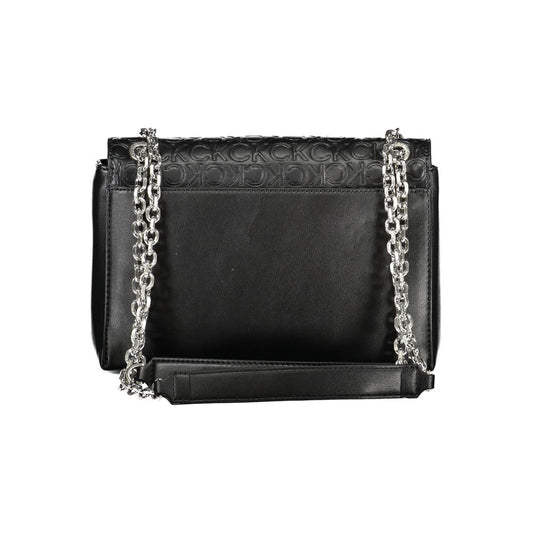 Sac à main en polyester noir