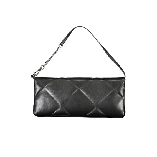 Sac à main en polyester noir