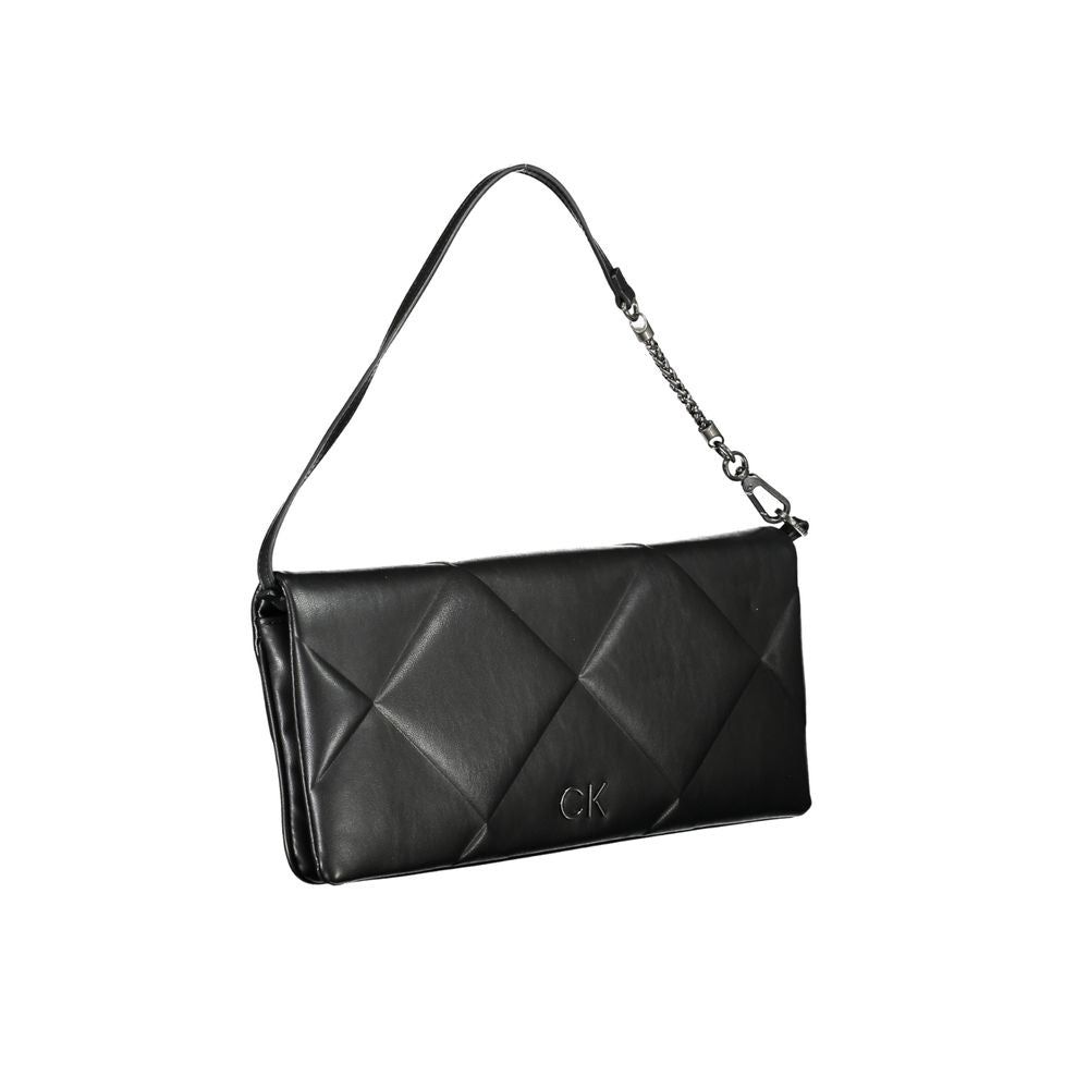 Sac à main en polyester noir