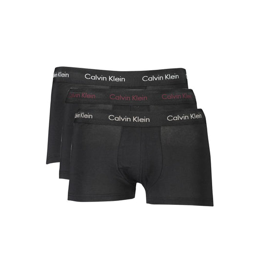 Conjunto de calzoncillos bóxer de algodón elástico tricolor