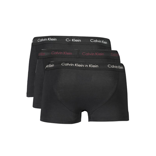 Conjunto de calzoncillos bóxer de algodón elástico tricolor