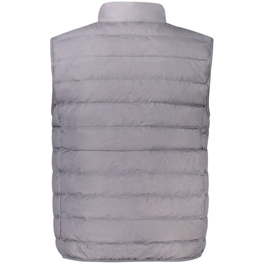 Chaqueta de poliamida gris para hombre