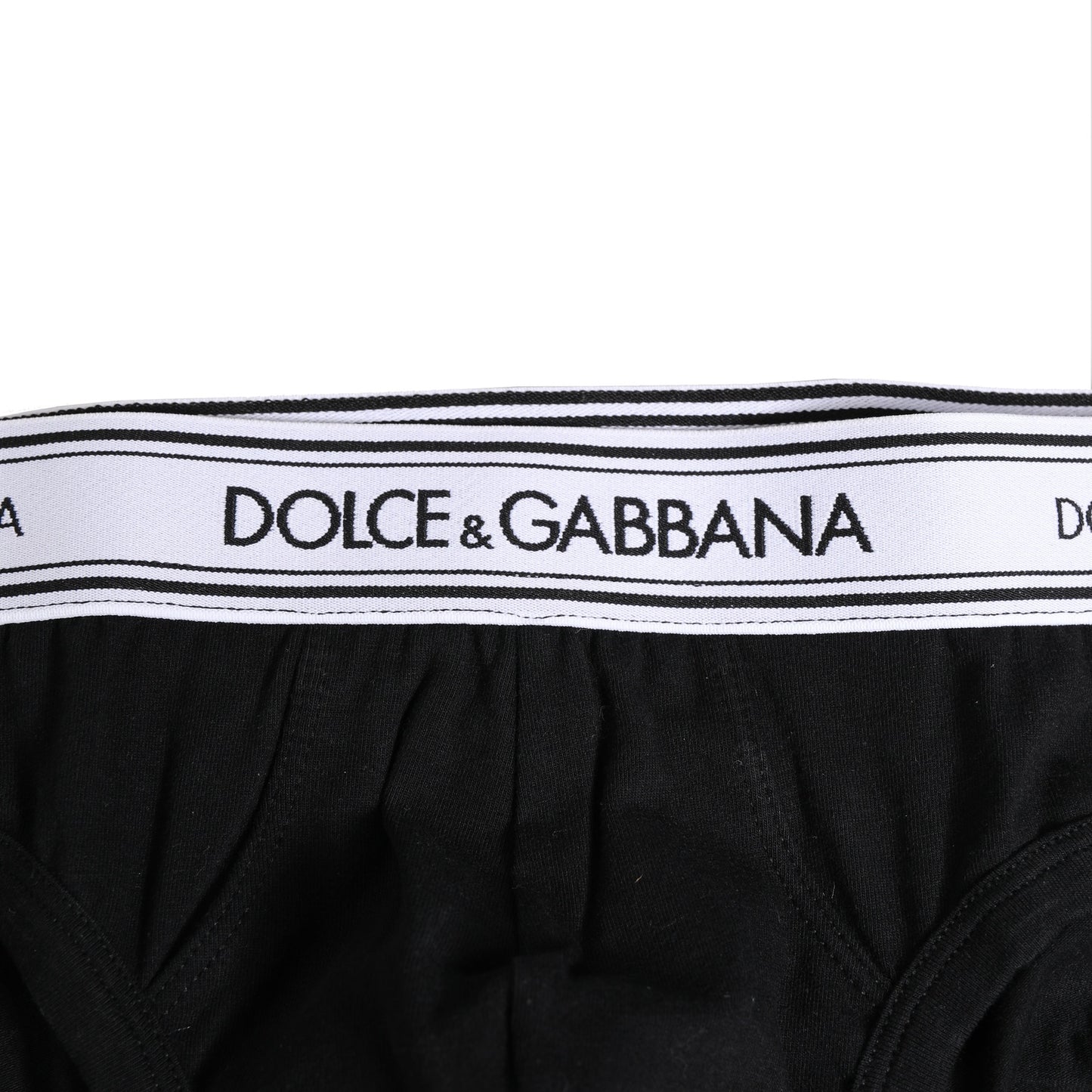Ropa interior tipo slip de algodón elástico negro