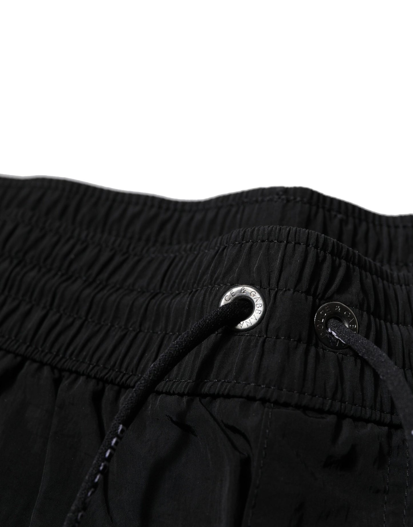 Maillot de bain short homme en polyester noir